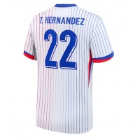 Fotbalové Dres Francie Theo Hernandez #22 Venkovní ME 2024 Krátký Rukáv